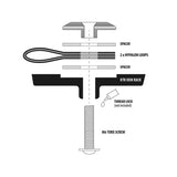 Kriega OS-Rack Loops - KTM Fit