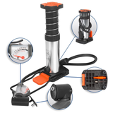 Mini Foot Pump with Analogue Pressure Gauge