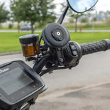 Quad Lock Clutch Brake Perch Mount fitted to bike