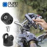 Quad Lock Motorcycle Knuckle Adaptor in use