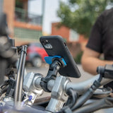 Quad Lock Motorcycle Knuckle Adaptor in use