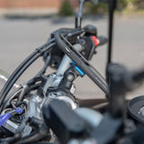 Quad Lock Motorcycle Knuckle Adaptor in use