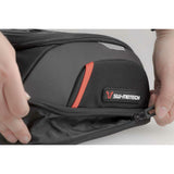SW Motech Pro Micro Tank Bag 3 to 5L unzipping