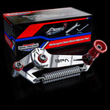 BPA Racing Chain Adjuster Tool red next to box