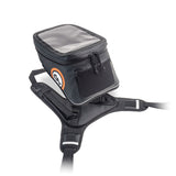 Giant Loop Diablo Tank Bag showing tank bag unzipped away from base harness