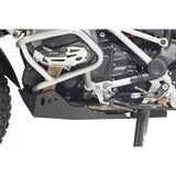 BMW Bash Plate AX1600 BLK - R1250GS/GSA 19-21 fitted to motorcycle