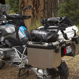 AltRider SYNCH Dry Bags fitted to a motorbike