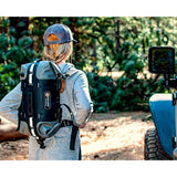 Giant Loop Rogue Dry Bag used as a backpack