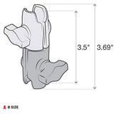 RAM Composite Double Socket Swivel Arm