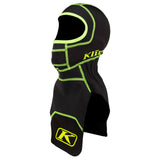 Klim Covert Balaclava (series #1) black with hi vis yellow stitching front view