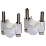 Tech 7 Bar Risers silver / grey