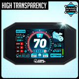 HONDA CRF300L 2021+ / HONDA MSX125 GROM 2021+ NANO GLASS Dashboard Screen Protector + X2 fitting kits