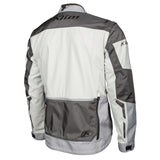 Klim Dakar Jacket (series #2) in monument gray rear view