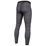 Klim Aggressor 1.0 Pants rear angle view of tights heathered black