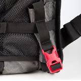 Klim Nac Pak close up of buckle on bag