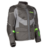 Klim Baja S4 Jacket grey and hi vis front angle
