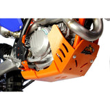 KTM Bash Plate AX1483 ORG - 450/500 EXCF/XCFW 17-22 fitted to motorcycle