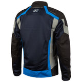 Klim Induction Jacket in blue rear view