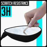 Water Repellent / Anti Fog Motorcycle Wing Mirror Protectors: Universal 80mm Circle