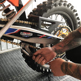 BPA Racing Chain Adjuster Tool in use