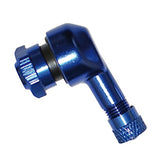 90º Tubeless Valve Alloy (pair) blue