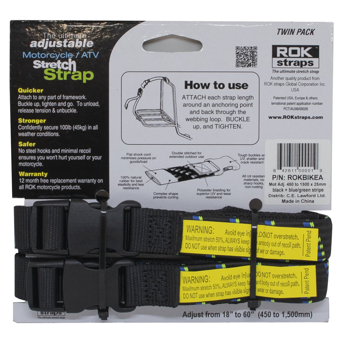ROK Straps Adjustable Straps - RevZilla