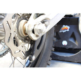 AXP Rear Disc Protection AX1413 (KTM, Husqvarna, Sherco) 2004/ 2021 fitted to motorcycle