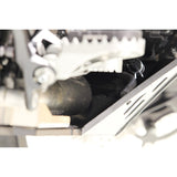 Husqvarna Bash Plate AX1622 BLK - Norden 901 22-23 close up of skid plate fitted to bike