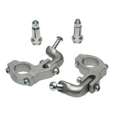 Barkbusters Tapered Handlebar Clamp Kit partially set up