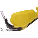 Barkbusters Handguard VPS Skid Plate Set Fitted to a backbone close up