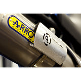 Giant Loop Hot Springs Heat Shield fitted to exhaust on bike