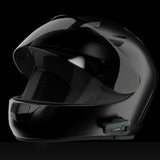 Cardo PackTalk Edge on a helmet