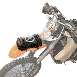 Giant Loop Fender Bag fitted to a bike front fender guard