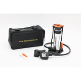 Mini Foot Pump with Digital Manometer contents on display