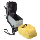 Giant Loop Tank Bag Dry Pod next to an open tank bag