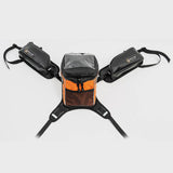 Giant Loop Pannier Pockets attached to tank bag