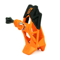 Gripper GoPro Helmet Mount in orange