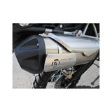 Giant Loop Hot Springs Heat Shield fitted to motorcycle