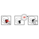 IPONE Helmet Kit interior cleaning process