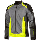 Klim Induction Jacket in hi vis front view