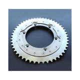 Mox Sprocket Cush Drive Rear Sprocket on a dark background on an angle