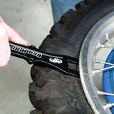 Motion Pro BeadPro T6 Alloy Bead Breaker and Lever Tool Set in use