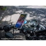 USB charger fitted to bike handlebars