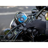 Setting up the USB charger before a ride