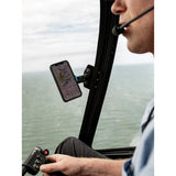 Quad Lock 360 Base - Flat Rectangle Base setup in helicopter