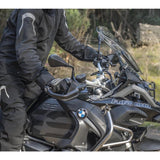 Quad Lock Motorcycle Mount in action