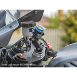 Quad Lock Vibration Dampener on a bike