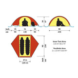 Hilleberg Rogen Tent (Green) specifications