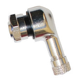 90º Tubeless Valve Alloy (pair)  silver