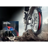 TUbliss Bead System showing 100PSI rim protection on the trails
